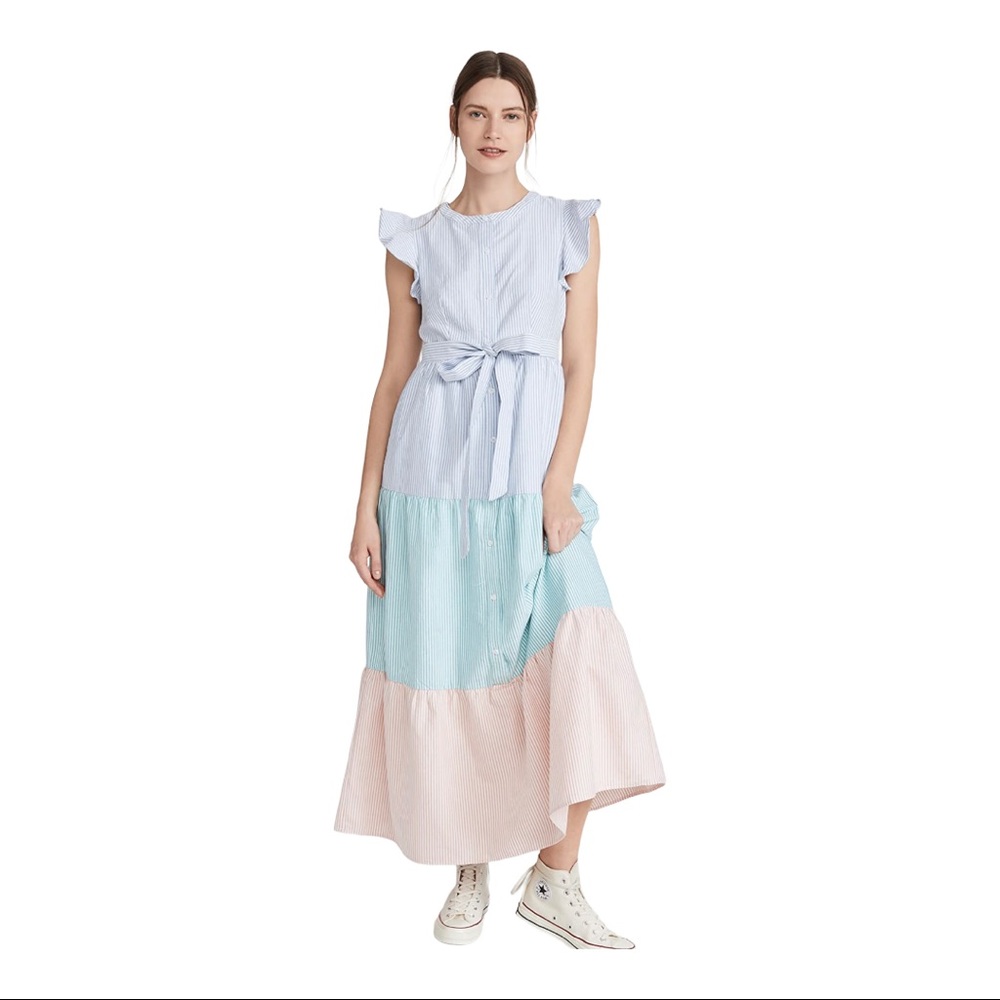 English Factory Multi Color Block Dress {Size S}